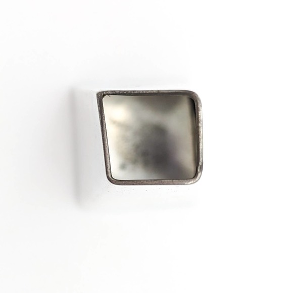 Pewter Crafters of Cape Cod Pewter Vase Small Abstract Post-Modern Vessel - Picture 12 of 13